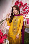 AJMJ-20 EMBROIDERED CHIFFON 3 PCS