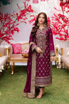 AJMJ-03 EMBROIDERED LAWN SILK 3 PCS